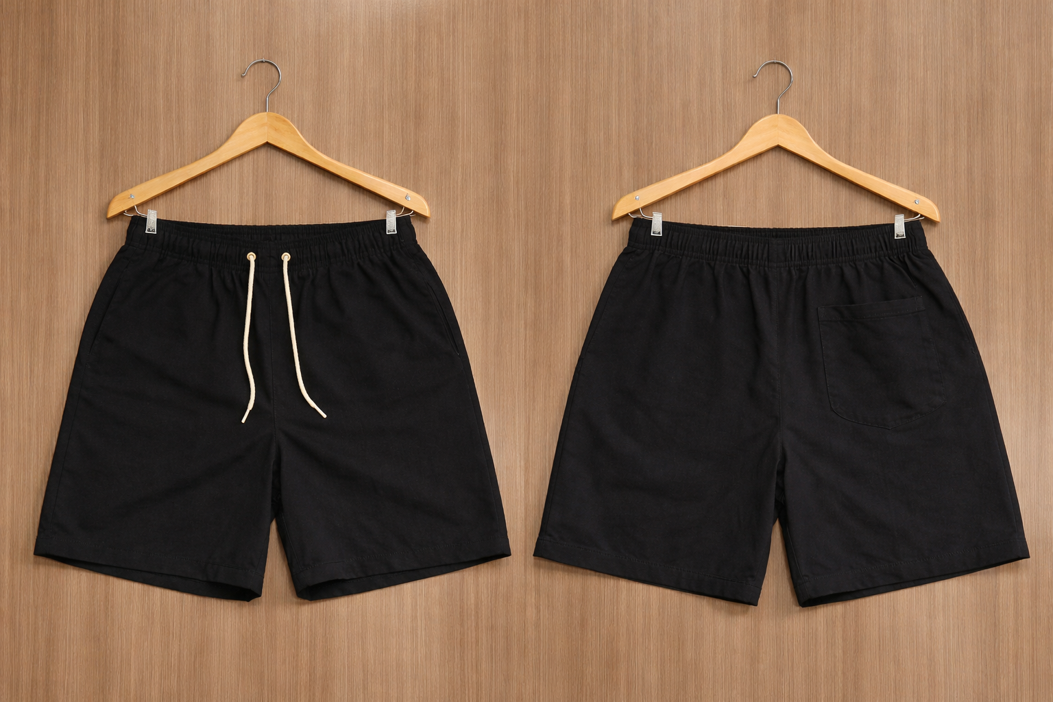 Short Linho Preto