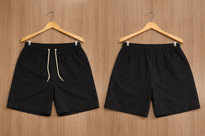 Short Linho Preto