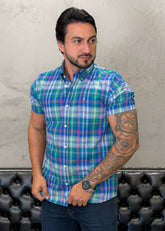 Camisa Ralph Lauren M/C Xadrez Americana
