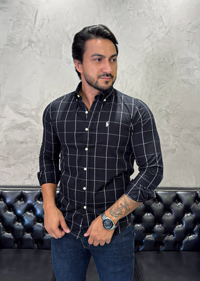 Camisa Ralph Lauren M/Longa Xadrez