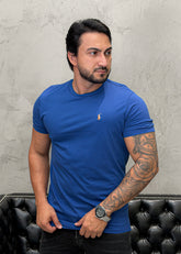 T-Shirt Basic Ralph Lauren Royal