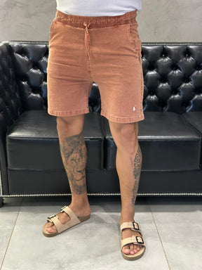 Short Sarja Polo Ralph Lauren Estonada Ferrugem