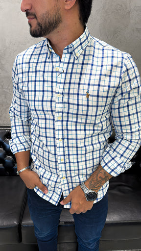 Camisa Ralph Lauren M/Longa Xadrez