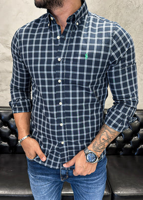 Camisa Ralph Lauren M/Longa Xadrez