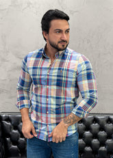 Camisa Ralph Lauren M/L Xadrez Americana