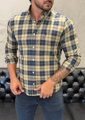 Camisa Ralph Lauren M/Longa Xadrez