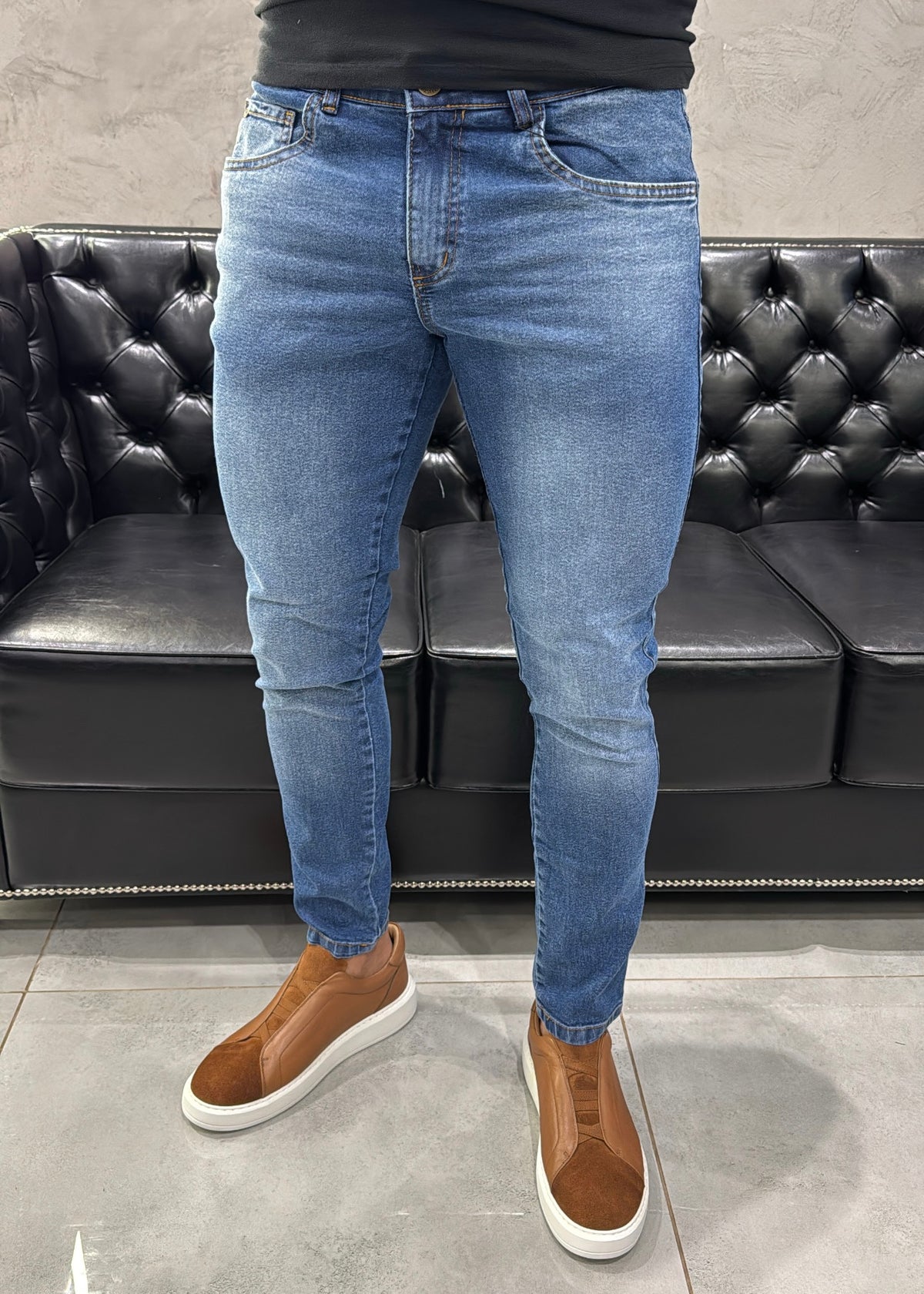 Calça Jeans Slim
