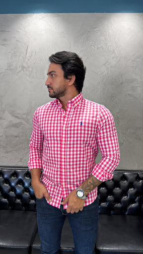 Camisa Ralph Lauren M/L Xadrez