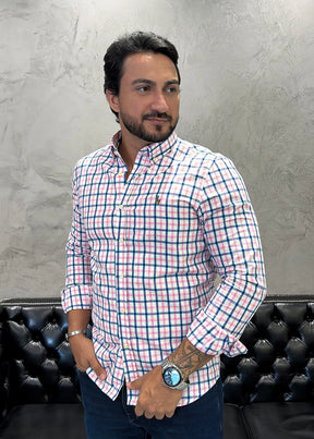 Camisa Ralph Lauren M/Longa Xadrez