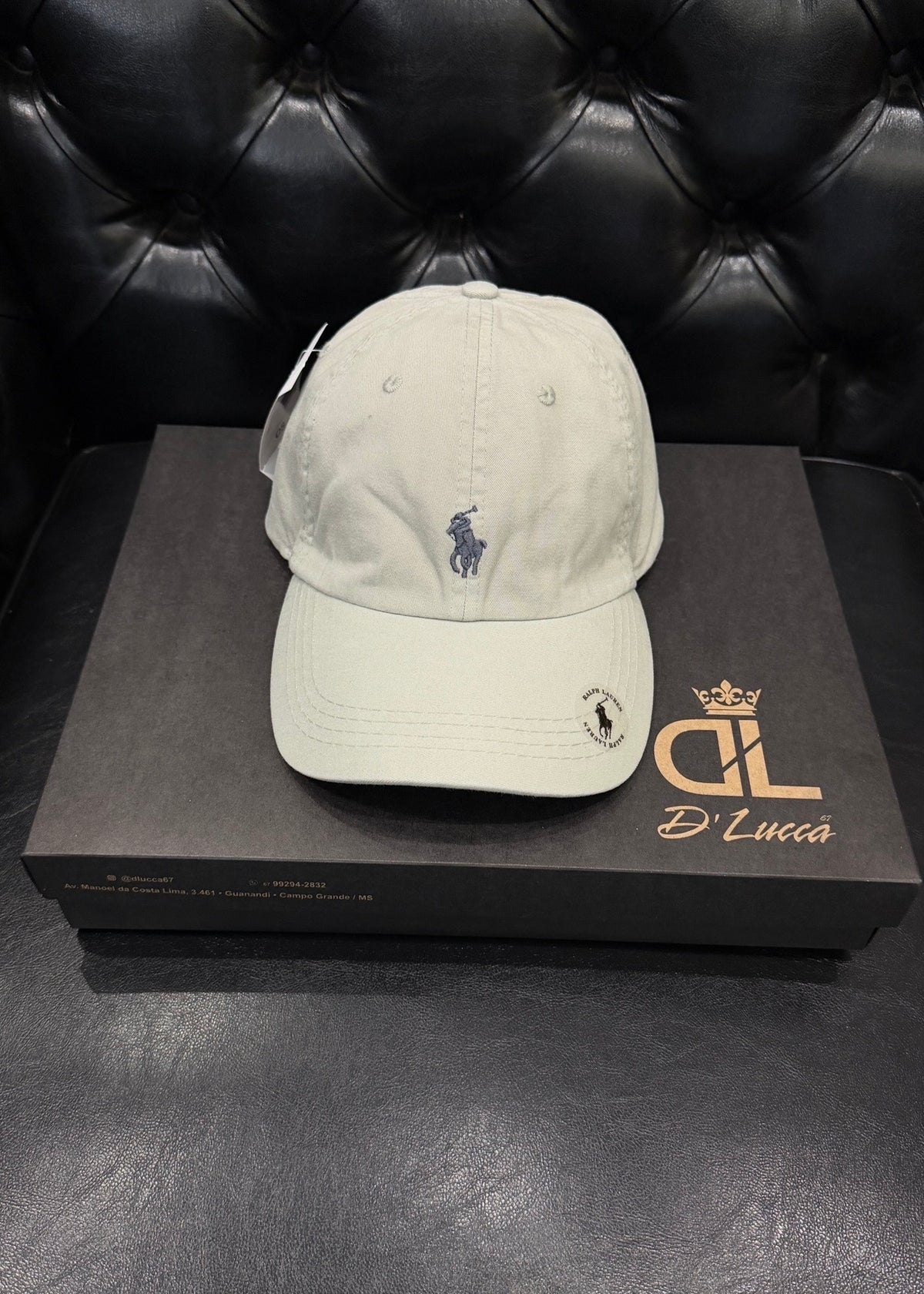 Boné Polo Ralph Lauren Cinza