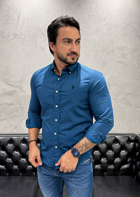 Camisa Ralph Lauren M/Longa Xadrez