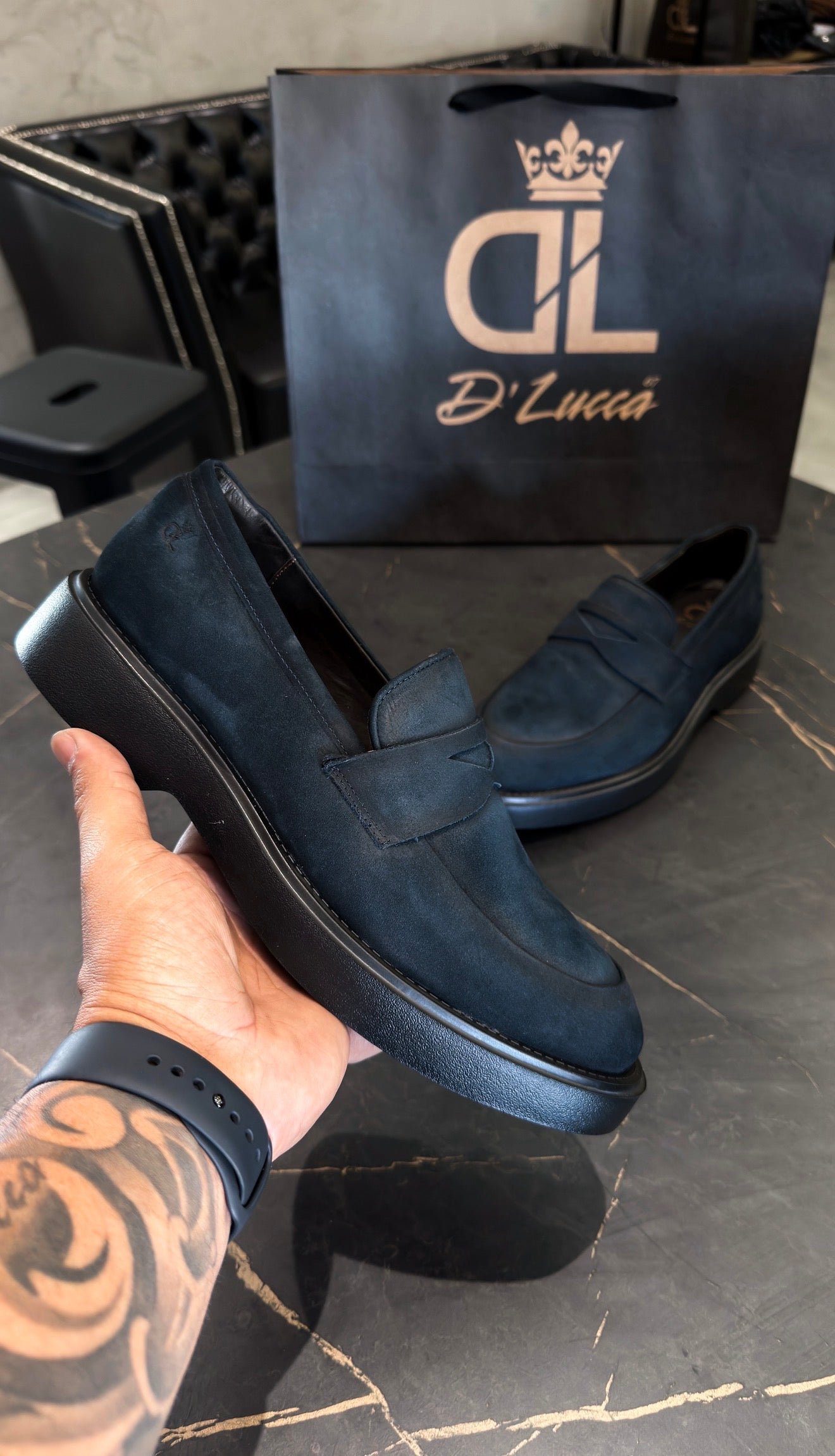 Loafer Tessel DL67 Marinho