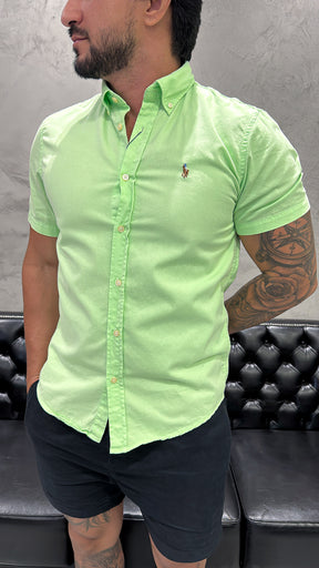 Camisa Ralph Lauren M/C Verde