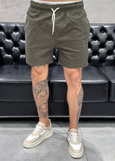 Short Sarja Verde Musgo