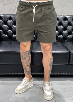 Short Sarja Verde Musgo