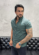 Camisa Ralph Lauren M/Curta Xadrez