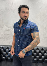 Camisa Ralph Lauren M/Curta Xadrez