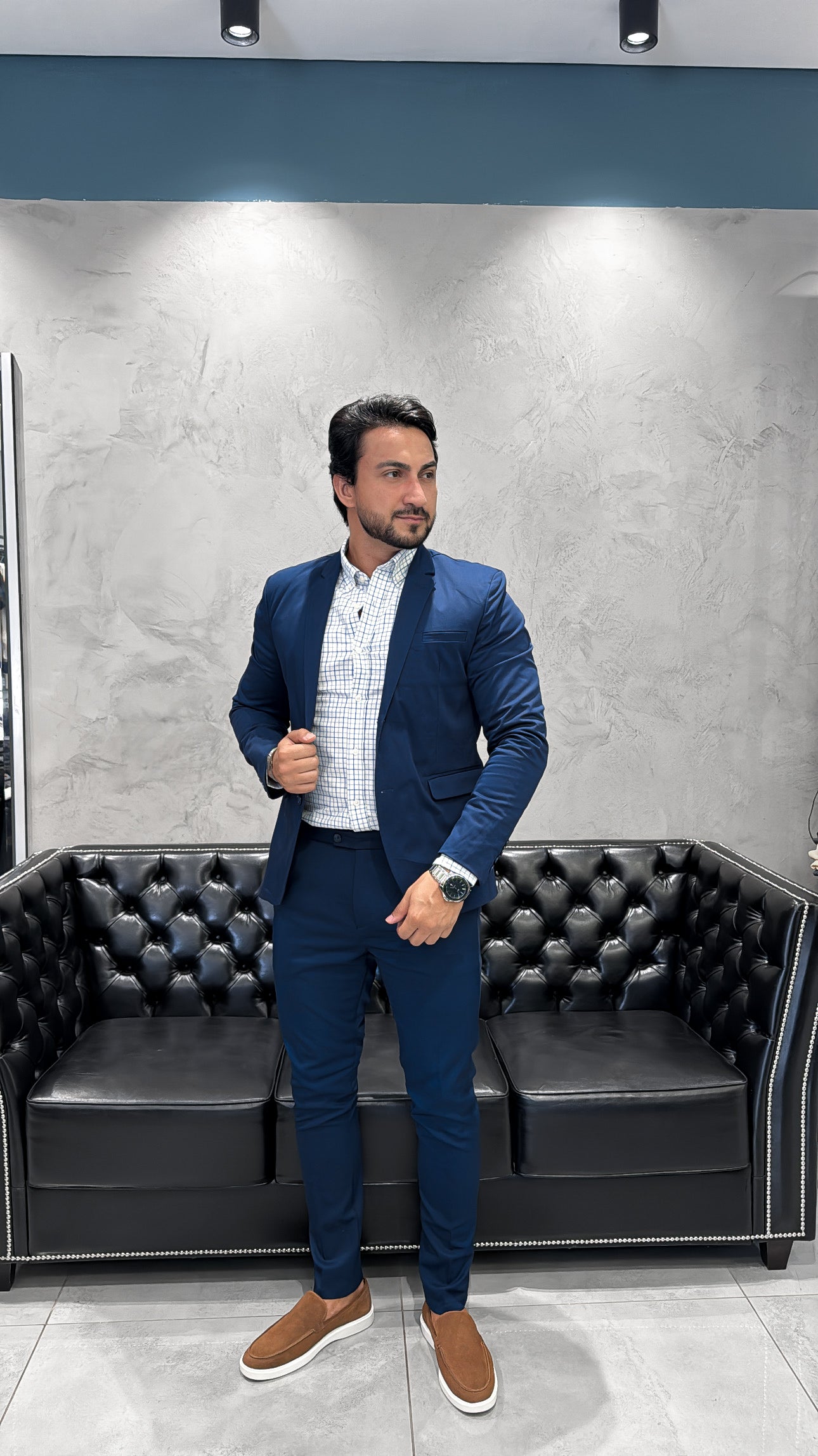 Blazer Chino Marinho