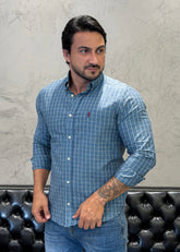 Camisa Ralph Lauren M/Longa Xadrez