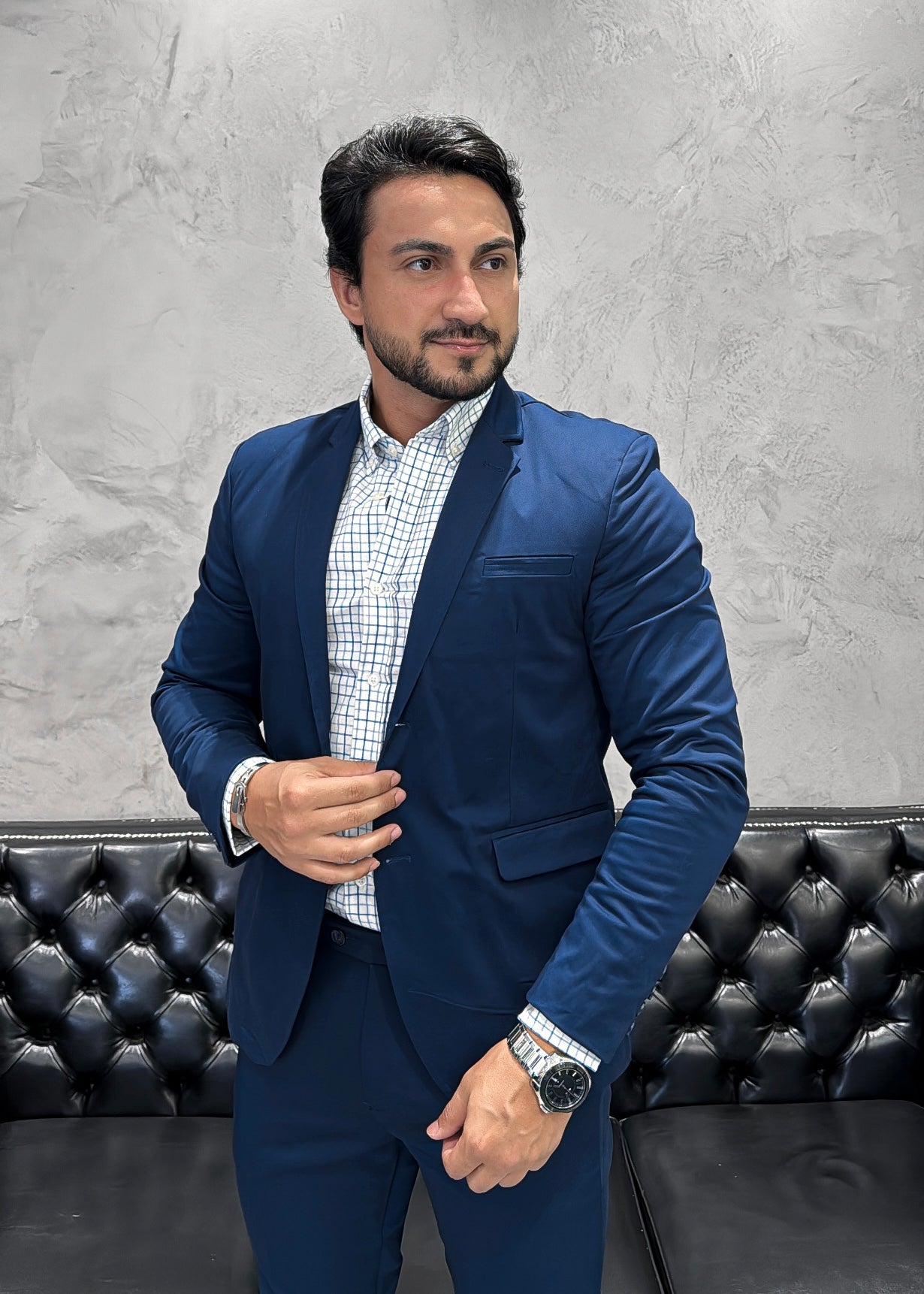 Blazer Chino Marinho