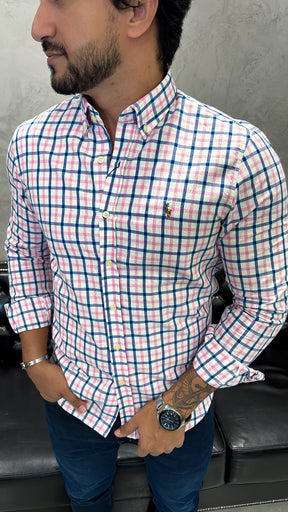 Camisa Ralph Lauren M/Longa Xadrez