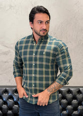 Camisa Ralph Lauren M/Longa Xadrez
