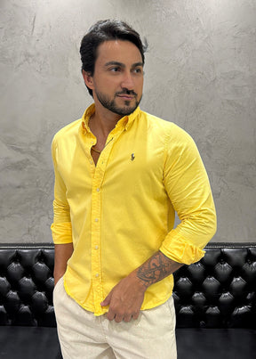 Camisa Ralph Lauren Sarja M/L Amarelo