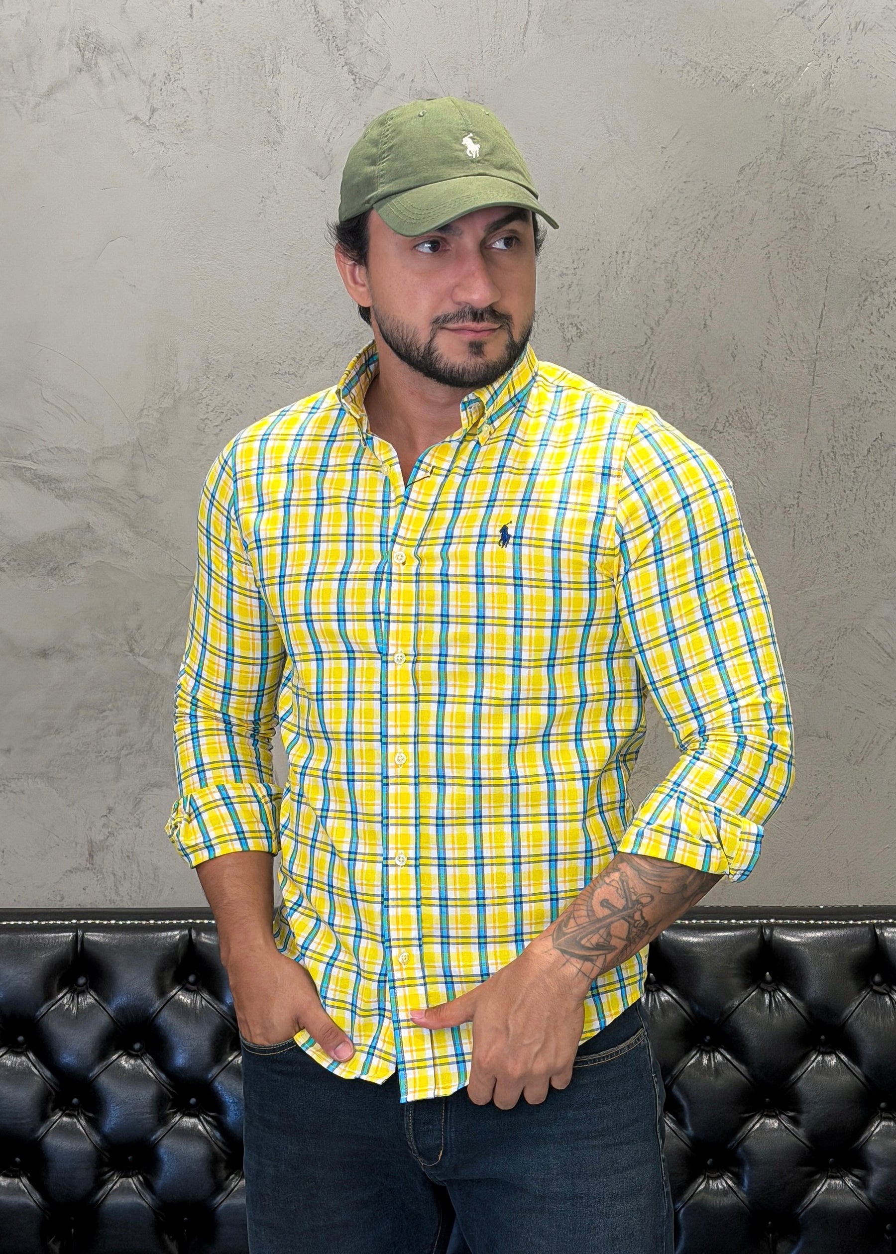 Camisa Ralph Lauren M/L Xadrez