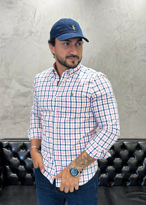 Camisa Ralph Lauren M/Longa Xadrez