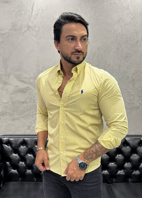 Camisa Ralph Lauren M/L Microxadrez