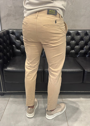 Calca Sarja Bege Ralph Lauren