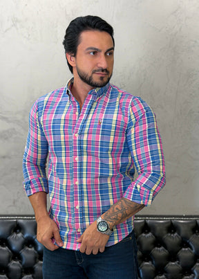 Camisa Ralph Lauren M/L Xadrez Americana