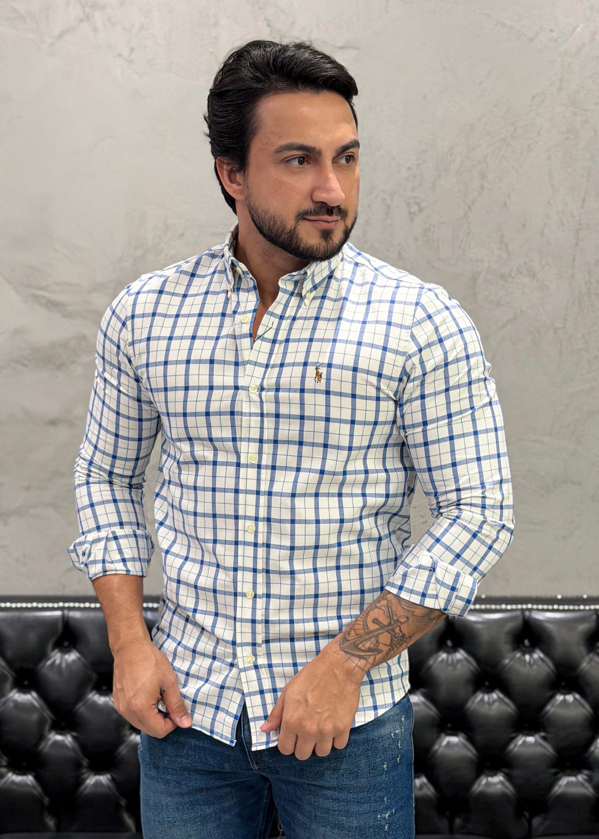 Camisa Ralph Lauren M/L Xadrez