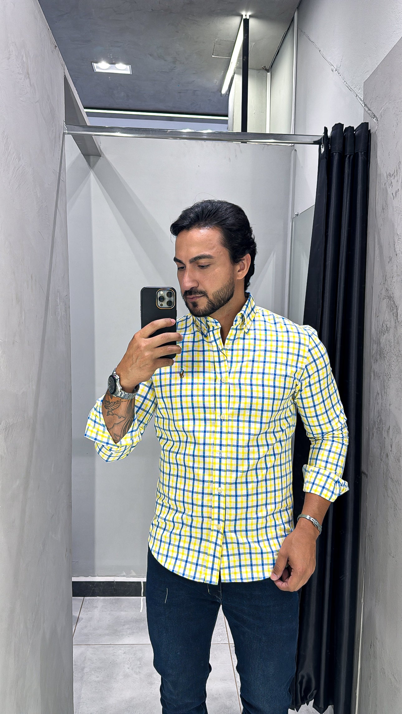 Camisa Ralph Lauren M/Longa Xadrez