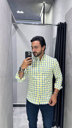Camisa Ralph Lauren M/Longa Xadrez