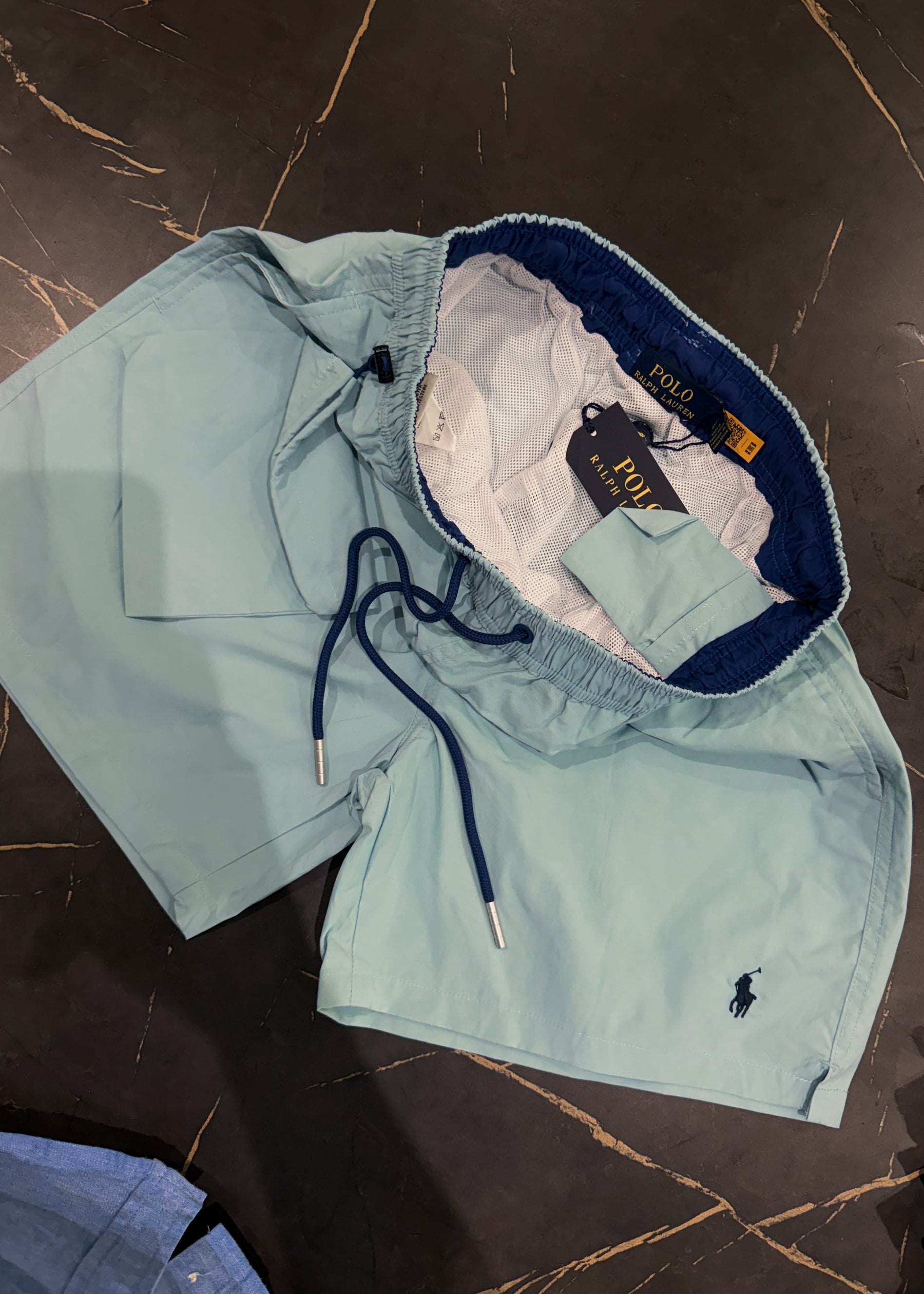 Short RL Masculino Swimwear Azul Claro