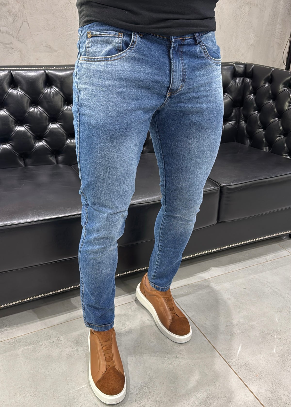 Calça Jeans Slim