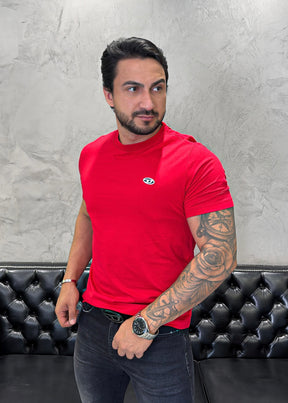 T-Shirt DIESEL Basic Vermelho