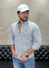 Camisa Ralph Lauren M/Longa Xadrez