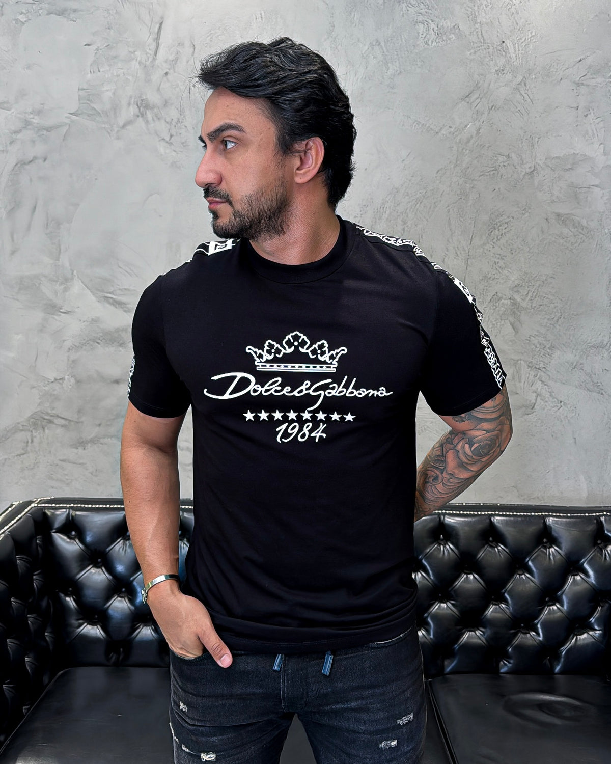 T-Shirt D&G Preto