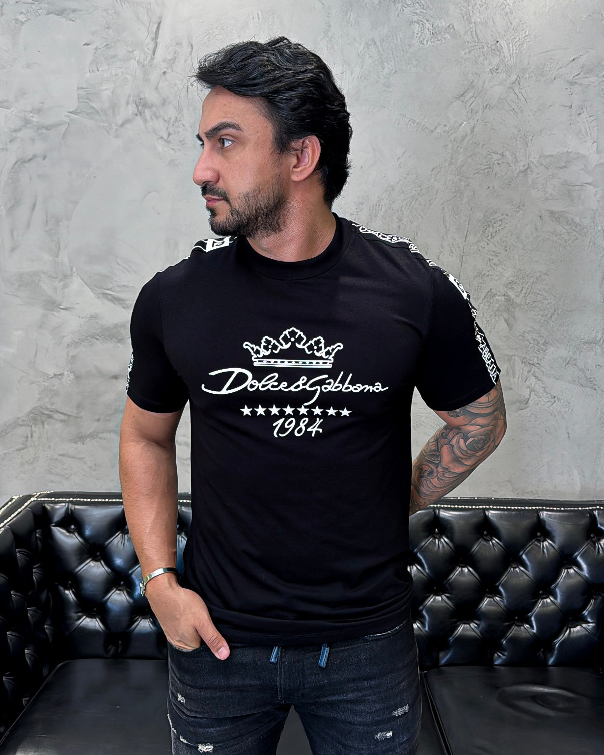 T-Shirt D&G Preto