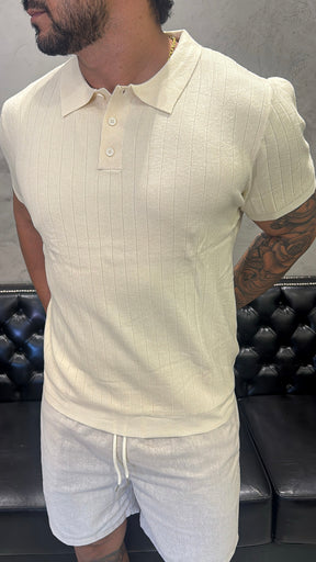Polo Tricot Luxo Bege