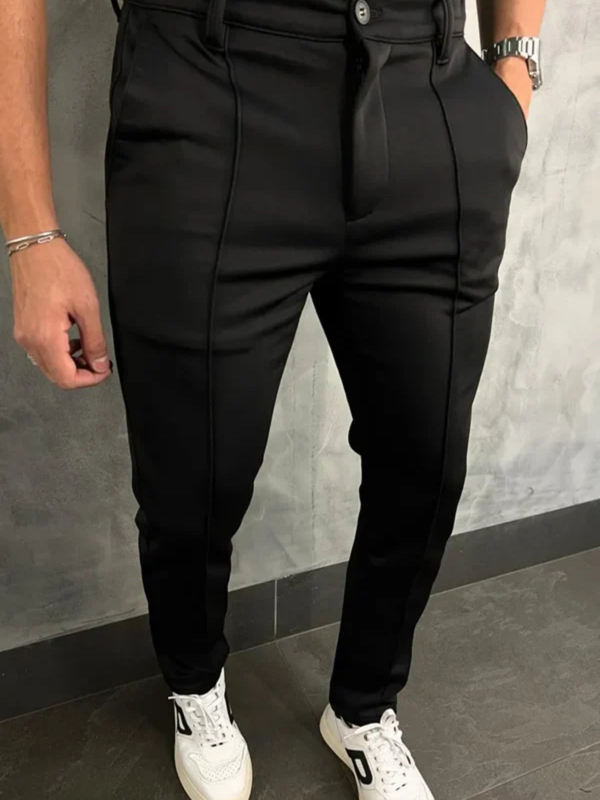 Calça de Malha Encorpada Black