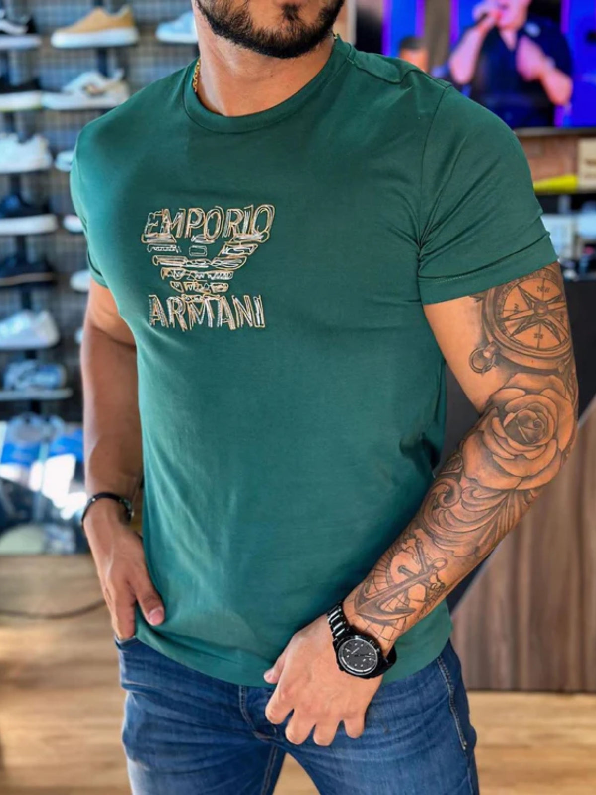 Camiseta EMPORIO ARMANI Verde