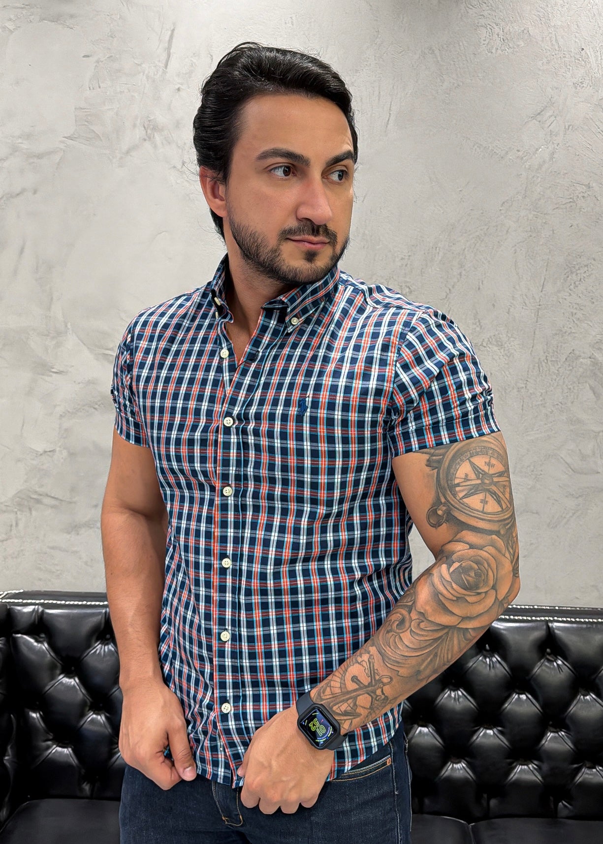 Camisa Ralph Lauren M/C Xadrez