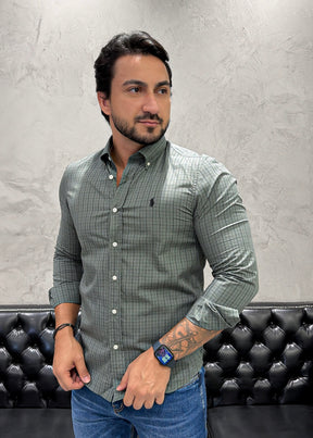 Camisa Ralph Lauren M/Longa Xadrez