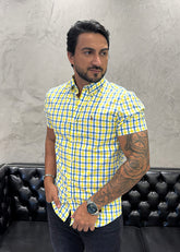 Camisa Ralph Lauren M/Curta Xadrez