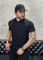 Polo Tricot Luxo Black