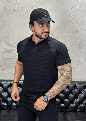 Polo Tricot Luxo Black