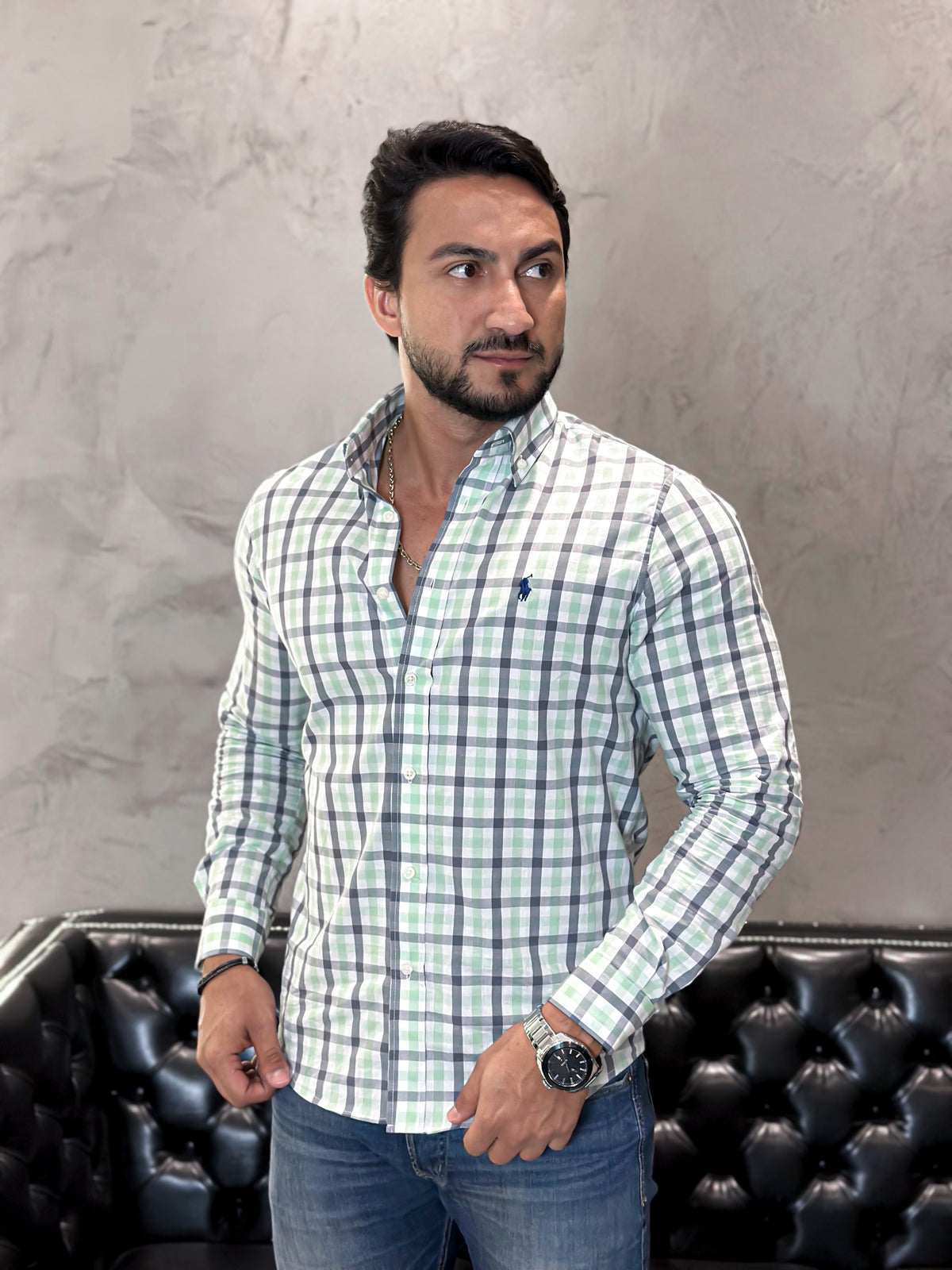 Camisa Ralph Lauren M/L Xadrez